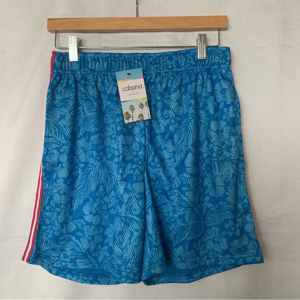 Crown & Ivy Cabana Men’s Swim Trunks Blue
